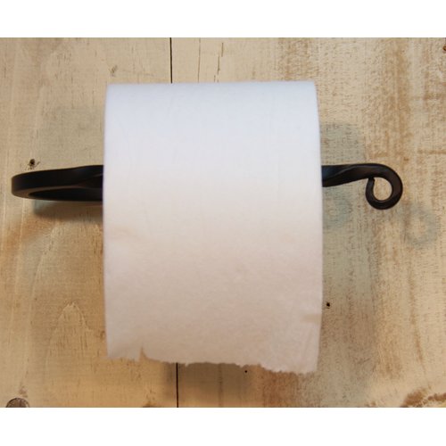Wrought Iron Toilet Tissue Bar/Holder - Twisted Iron-Hand Made