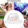 MOMSIV Clear Bag for Stadium Events, Clear Stadium Bag with Adjustable Strap Clear Stadium Crossbody Bag for Women Men Concerts Sports White