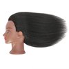Smarzino Real 100% Human Hair Mannequin Head with Stand for Hairdresser Practice Braiding Styling Manikin Cosmetology Doll Training Head