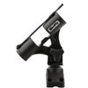 Scotty #265 Fly Rod Holder w/ #241 Side Deck Mount, Black, Small