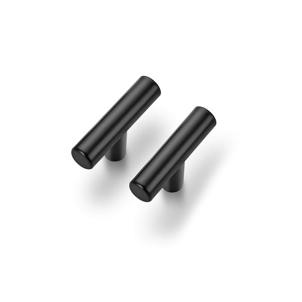 Cabinet Pulls Matte Black Stainless Steel Kitchen Cupboard Handles Cabinet Handles 2”Length, 30-Pack