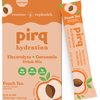 Pirq Hydration - Peach Tea - Hydration Powder Packets | Electrolyte Drink Mix | Curcumin | B Vitamins | Zero Sugar | Keto Friendly | 10 Sticks