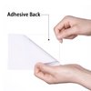 Antner 32 Pack Self-Adhesive Index Card Pockets for 3" x 5" Card, Clear Plastic Labels Holders Top Open for Loading Card Holder for Storage Bins, Library and Locker (3.74 x 5.3 Inches)