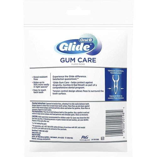 Glide Pro-Health Advanced Floss Picks 30 Ea (Pack of 18)