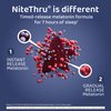 Nite Thru Two-Stage Release Melatonin, 6mg, Strawberry, Dietary Supplement, 30 Gummies