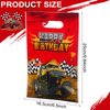Pajean 48 Pieces Monster Truck Gift Bags Bulk Plastic Happy Birthday Truck Party Bag Racing Truck Treat Goodie Bags for Kids Monster Truck Birthday Party Favors Supplies Packing, 9.8 x 6.5 Inch