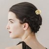 ACO-UINT 12 Pcs Small Hair Clips for Women, Gold Hair Claw Clips Sturdy Mini Metal Claw Clips, Cute Clips for Hair 90s Hair Accessories for Women and Girls