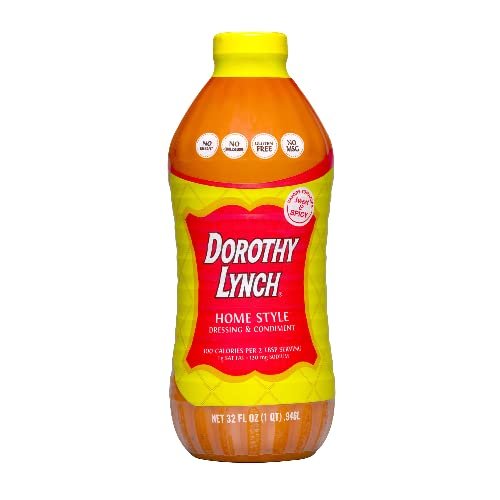 Dorothy Lynch Salad Dressing | Sweet & Spicy | Thick & Creamy | Salads, Dips, Sauces, & Marinades | French Style Condiment | Tangy | Gluten Free | No Trans Fat | USA Made (Home Style, 32 oz (1 Pack))