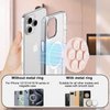 DOMYLE Magnetic Suction Cup Phone Mount for MagSafe Case, Silicone Octo Cup Buddy Sticky Grip Holder for iPhone, Removable Hands-Free Mirror Shower Phone Stand Selfie/Video for TikTok Influencers