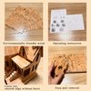 MPIUET 3D Wooden Puzzles for Adults Wooden House Rustic Villa Model Kits for Adults, 3D Jiasaw Puzzles, 6.7" × 6.1" × 6.9", 3D Brain Teaser Puzzles, Log Cabin DIY