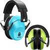 Floriogra 𝟐 𝐏𝐚𝐜𝐤 Kids Noise Reduction Ear Muffs Hearing Protection, Noise Cancelling Headphones for Kids, Soft Wide Headband for Monster Trucks, Studying, Mowing, Show, Autism