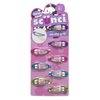 Scunci No Slip Grip Snap Clips, Assorted Colors 8 Ea
