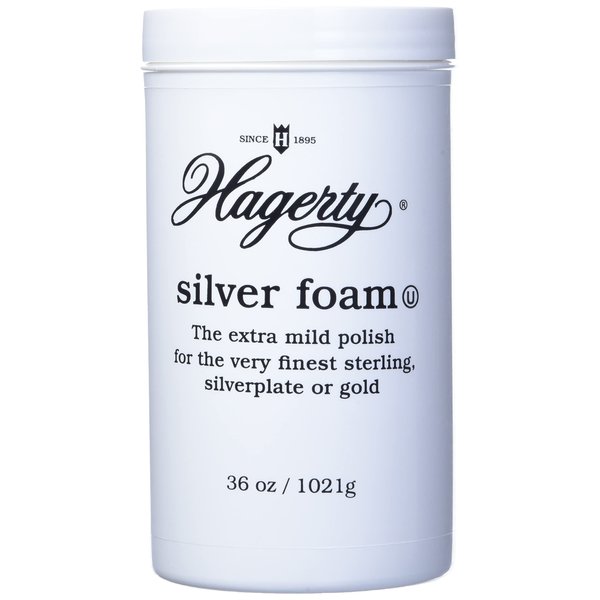 Hagerty Foam Silver Polish, 36-Ounce, White, 36 Ounces