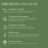 Satthwa Kalika Hair Oil - Make Your Hair Naturally Darker Helps Fight Greying and Black of Hair Naturally Suitable for All Types Hair Men and Women- 150ml (5oz)