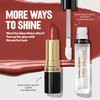 Revlon Super Lustrous Glass Shine Lipstick, Flawless Moisturizing Lip Color with Aloe, Hyaluronic Acid and Rose Quartz, Sparkling Honey (006), 0.15 oz
