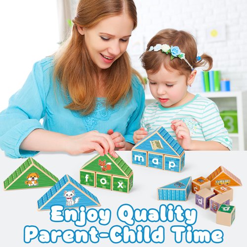 Edulok CVC Word Games, Phonics Game for Kids, Spelling Games, Preschool Learning Activities, Building Blocks for Toddlers, Learn to Read, English Learning Tools, Kindergarten Classroom Must Haves