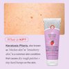 First Aid Beauty - KP Bump Eraser Body Scrub with 10% AHA, Keratosis Pilaris Exfoliater with Glycolic and Lactic acids, Helps Reduce Chicken Skin Bumps, Safe for Sensitive Skin, Strawberry Scent, 2 oz