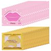 30 Pairs Lip Masks & Eye Mask, 24K Gold Gel Crystal Collagen Eye Patches for Puffy Eyes, Moisturizing Lip Mask Crystal Lip Pads, Under Eye Patches for Dark Circles, Eye Bags, Wrinkles and Fine Lines