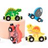 Dinosaur Toy Set,Magnetic Wooden Dinosaur Train Set for Toddlers Age 3 4 5,Montessori Learning Educational Toys Dinosaur Themed Party Birthday Gifts for Boys Girls 3-5 Yrs