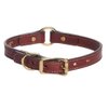 Mendota Pet Leather Hunt Collar - Dog Collar - Made in The USA - Chestnut, 3/4 in x 18 in (Narrow)