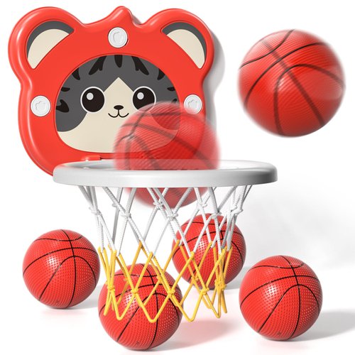 WATUDOU Toddler Basketball Hoop Indoor Toys Gifts for 3 4 5 Year Old Boys Kids, Indoor Mini Basketball Hoop for Toddler Kids Boys Ages 3-5 4-6, Ideal 3 4 5 6 Year Old Boys Birthday Gifts