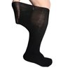 Extra Width Diabetic Socks for Lymphedema, Bariatric Non Binding Knee High Sock for Swollen Edema Cast Feet Mens and Womens Legs, Slouch Boot Socks 2 Pairs