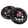 2Pcs 110mm Pro Scooter Wheels with Abec 9 Bearings Fit for MGP/Razor/Lucky Envy/Vokul Pro Scooters Replacement Wheels (Black)