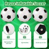 Civaner 20 Pieces Mini Soccer Ball Bulk 4 Inches Inflatable Soccer Balls for Kids Toddlers Small Bouncy Toys Balls for Kids Sports Game Party Supplies(Soccer Style)
