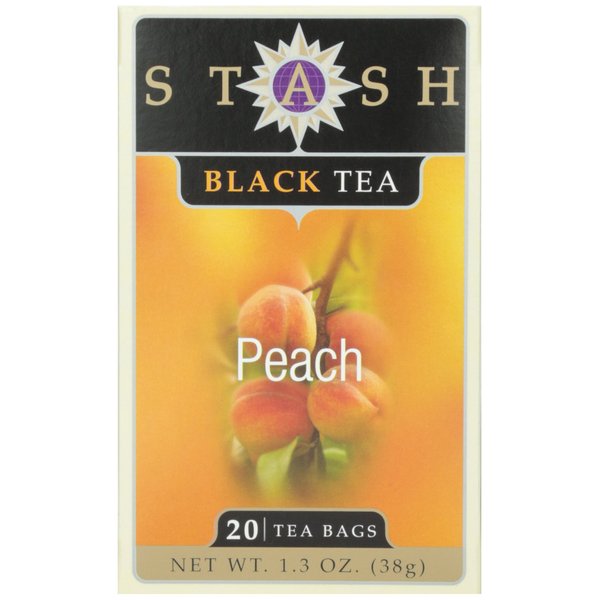 Stash Peach Black Tea, Tea , 20 ct