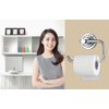 BOPai Modern Vacuum Suction Cup Toilet Paper Holder,Removable Bracket for Bathroom Kitchen.Chrome