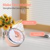 Visual Timer for Kids and Adults, Teeloray Time Timer Kids Timer for Desk 60 Minute Countdown Timer Mechanical Kitchen Timer, Time Management Tool for Home Classroom Teacher Study Cooking, Pink