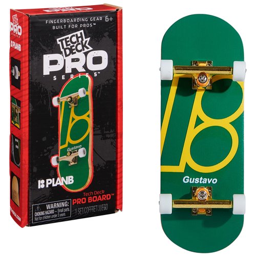 TECH DECK, Plan B Pro Series Finger Board with Storage Display, Built for Pros; Authentic Mini Skateboards, Kids Toys for Ages 6 and up