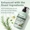Rosemary Biotin Shampoo for Thinning Hair - Vegan Volumizing Shampoo for Fine Hair with Biotin and JOJOBA Oil, Hair Growth Shampoo For Hair Loss- Free from Sulfate, Silicone, and Paraben 11.8 oz