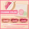Jolilab 2 Pcs Changing Lipstick.Long Lasting Lip Gloss.Lip Balm Tinted Magic Makeup.Magic Temp Color Change Matte Lip Gloss Makeup.0.2oz (01+03)