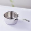 DEAYOU Stainless Steel Butter Warmer Pan, 17OZ Small Sauce Pan for Coffee Tea Soup Warming