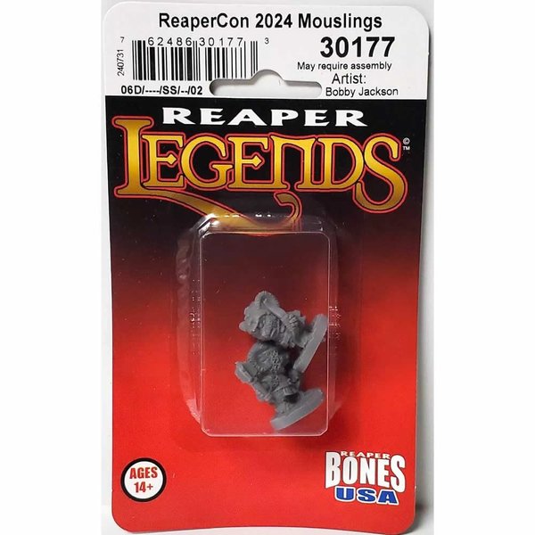REAPER Mouslings Miniature Figure 25mm Heroic Scale Bones USA Miniatures