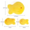 BenBen Goldfish Plush Toys, Set of 3, Goldfish Cracker Plushies, 11.5”, 7” and 6” Cute Gold Fish Stuffed Animal, Kawaii Food Plush, Fun Decorative Pillows for Room Décor