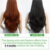 ALIVER Hair Dye Shampoo (Black) - 3-in-1 Natural Herbal Essence: Coloring, Nourishing, and Hair Growth Promoter - 500ml, Hypoallergenic and Harmless for Scalp Care