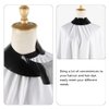 Lurrose Neck Strips Salon Hair Cutting Collar Silicone Rubber Neck Wrap Guard Neck Shield Shawl Barber Styling Cape Barber Supplies for Haircut Hair Dye Black Hair Dye Cape