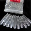 AddFavor 600pcs 3XL Clear Nail Tips Coffin Full Cover Ballerina Shape Extra Long Acrylic Fake Nails Professional False Nail Tip for Salons & Home DIY, 12 Sizes