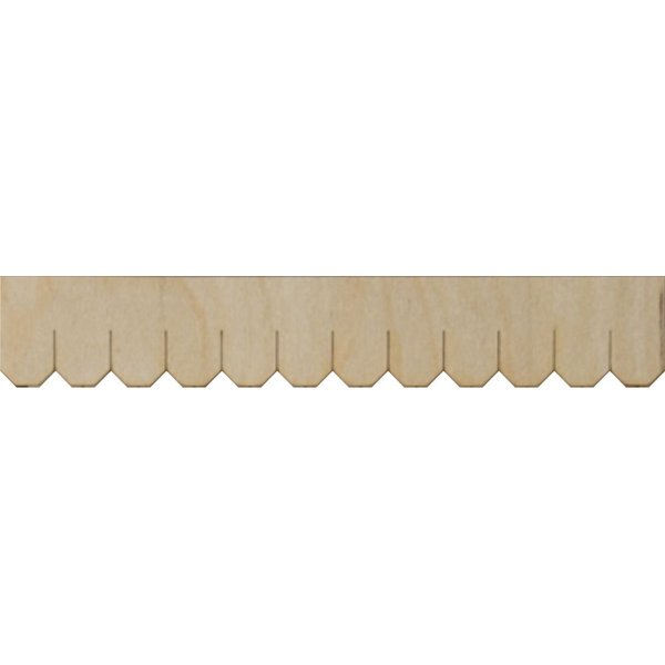 Miniature Dollhouse Shingle Strips Octagon Style
