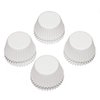 Caperci 500 Count Mini Cupcake Liners White Muffin Liners Greaseproof No Smell Small Cupcake Wrappers Baking Cups