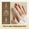 VENALISA Gel Nail Polish, 12ml Gold Glitter Color Soak Off UV LED Nail Gel Polish Nail Art Starter Manicure Salon DIY at Home, 0.43 OZ