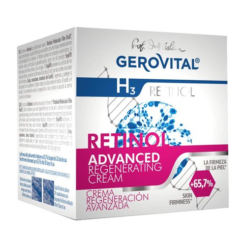 GEROVITAL RETINOL Advanced Skin Regenerating Cream with Retinol and Sepilift Complex, Anti Aging Face Moisturizer, Rapid Wrinkle Repair, Day & Night Face Cream, 50 mL