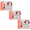 AATMANA Bengal Rose Handmade Natural Bar Soap for Men & Women, Moisturizing Body & Face Soap, 7.9 Oz Soap Bars (3 Soap Set)