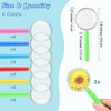 Aodaer 24 Pack Plastic Magnifying Glasses 6 Color Hand Held Magnifying Glasses Colorful Reading Magnifiers for Party Favors School Students