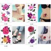 Glaryyears Flower Realistic Temporary Tattoos, Small Tiny Fake Rose Tattoo Stickers, 25 Pack for Women Girls Adults Makeup on Body Face Hand Finger Arm Neck Wrist, Sexy Party Supplies Favors