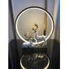BrichLife 2pcs 3D Geometric Elk Resin Statue, Seated and Standing Elegant Lucky Deer, Luxurious Simple Style Ideas, Suitable for Living Room, Wine Cabinet, Display Stand, Bedroom, Office Desktop