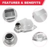 Transmission Filter Oil Pan Gasket Kit Fits for Nissan Altima Rogue Sentra NV200 Dodge Caliber Jeep Mitsubishi Replaces# 31728-1XF02 31728-1XF03 5191890AA Transmission Valve Pan Gasket Oil Strainer