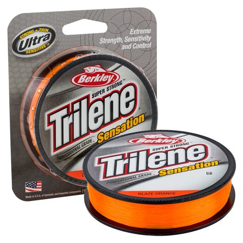 Berkley Trilene® Sensation, Blaze Orange, 14lb | 6.3kg, Monofilament Fishing Line, Suitable for Freshwater Environments